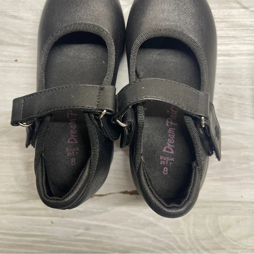 Dream Pairs Mary Jane Black Tap Shoes Toddler Little Girl’s size 8
